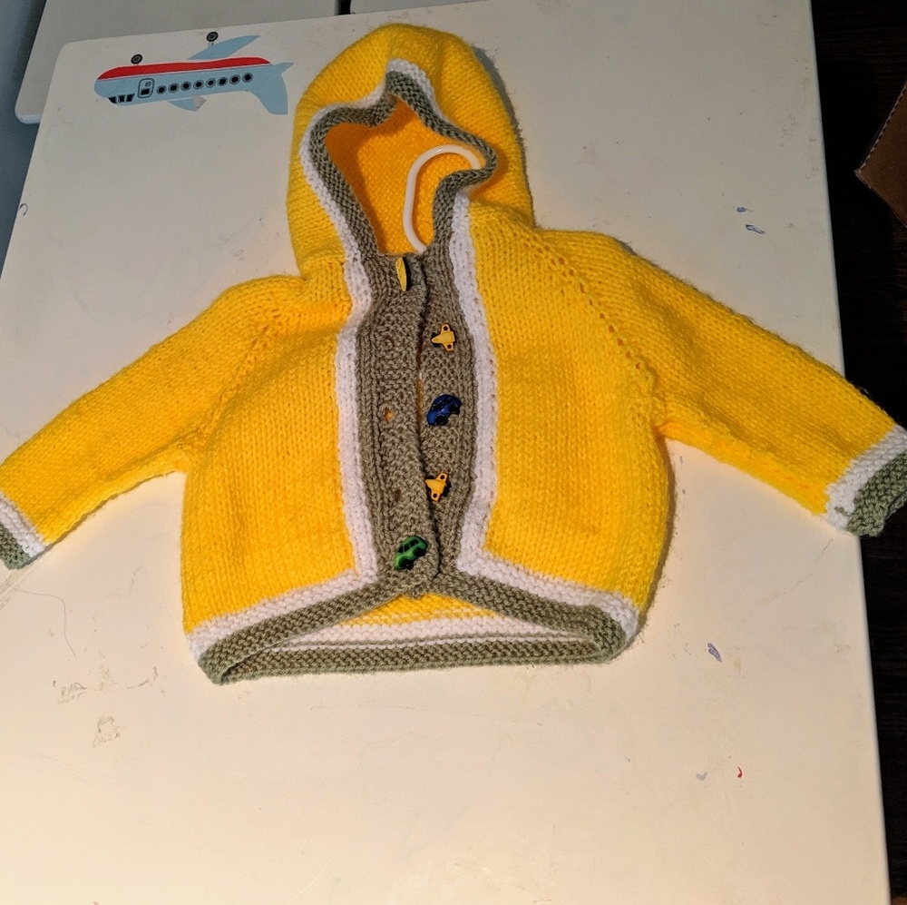 Knitted Yellow Sweater